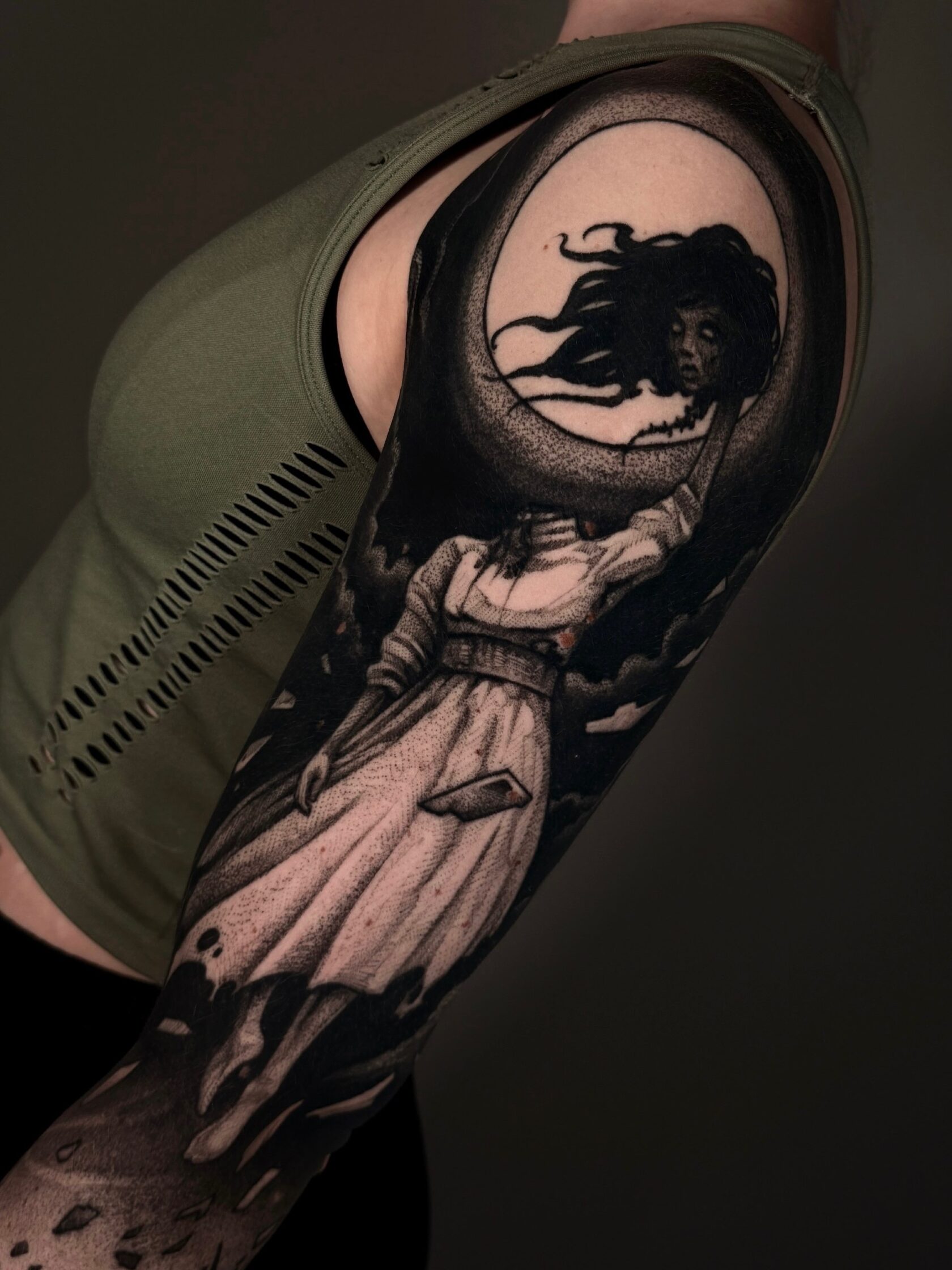 Dark Graphik Tattoo von Nikolaj – Arbeit 11