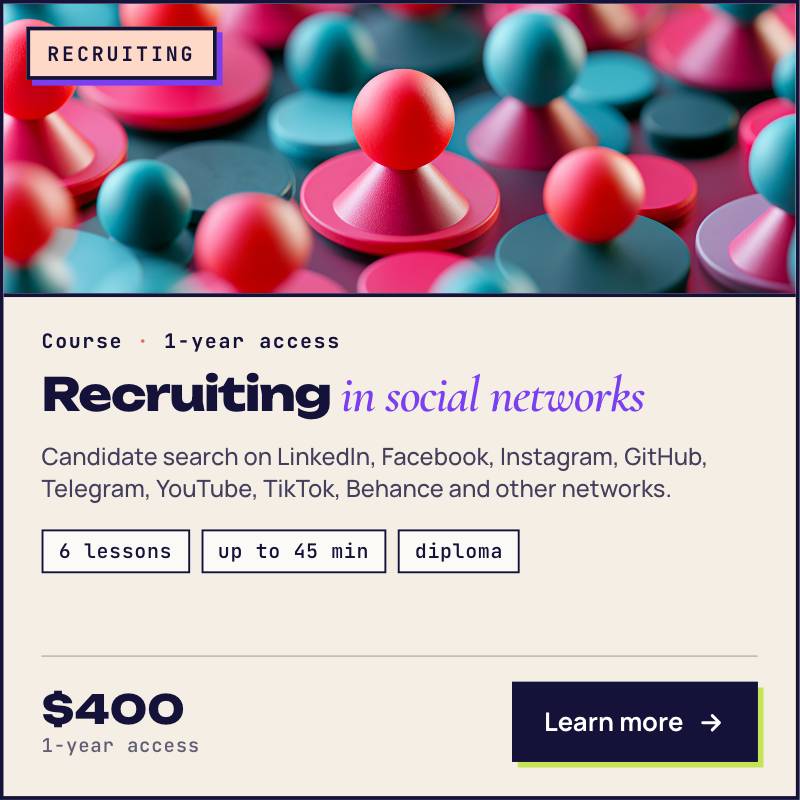 Recruiting in social networks