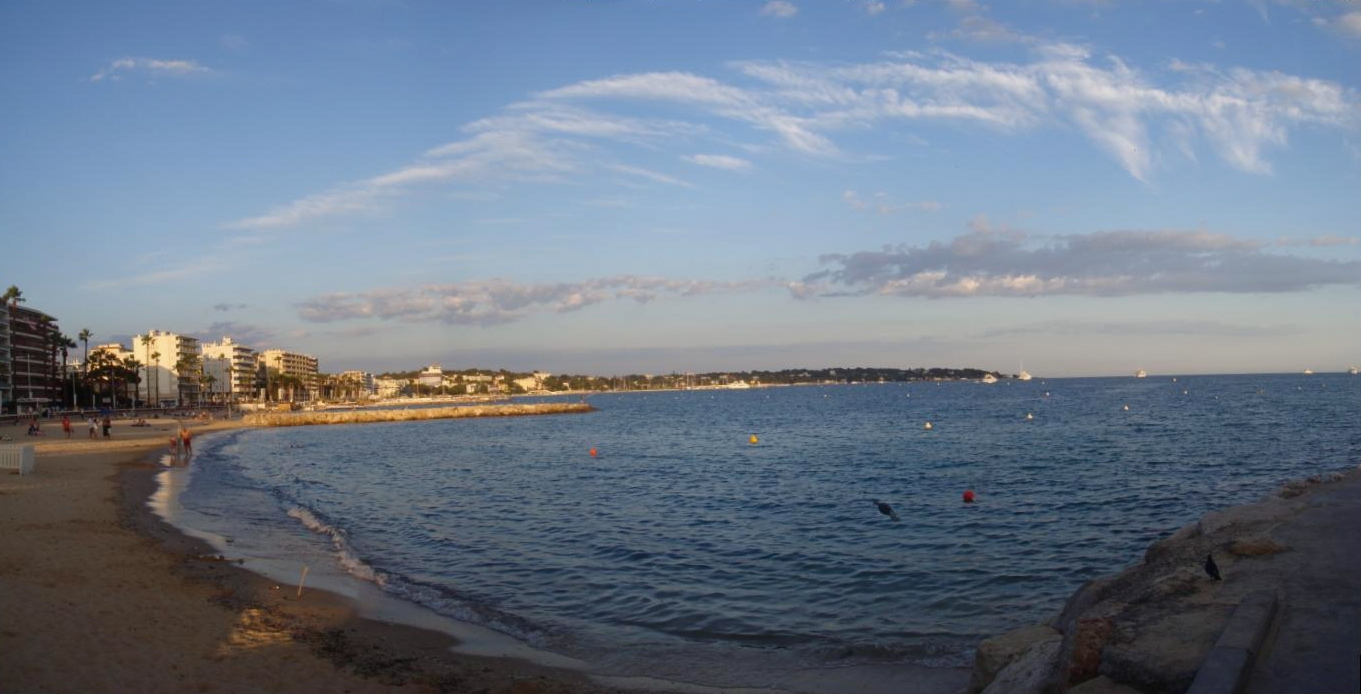 Littoral et plage de Juan-les-Pins