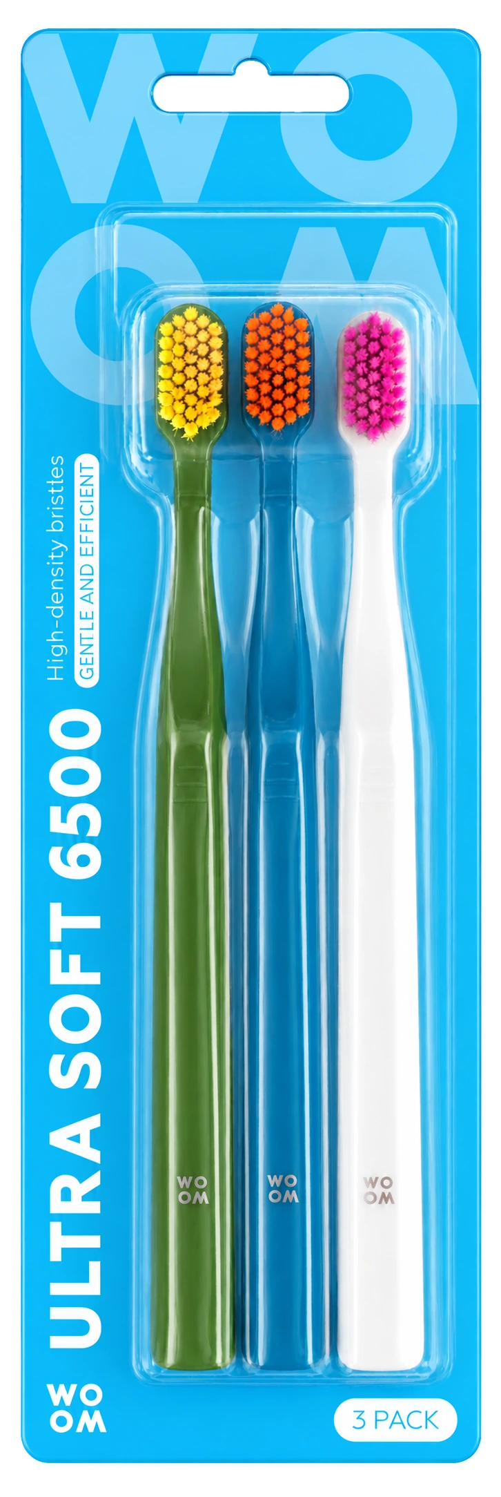 3PACK 6500 ULTRA SOFT Toothbrushes