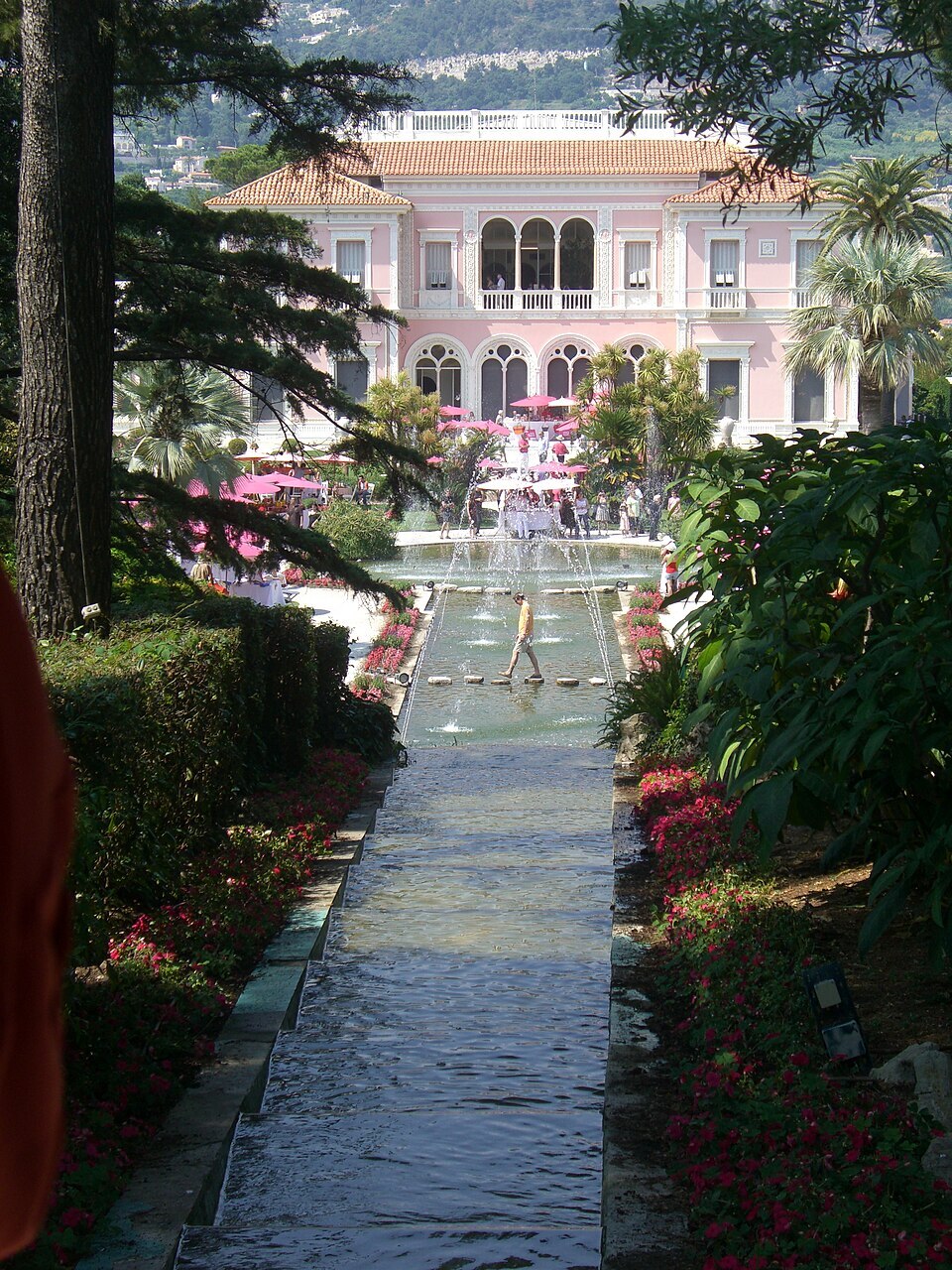 Villa Ephrussi de Rothschild and its gardens on the ridge of Saint-Jean-Cap-Ferrat