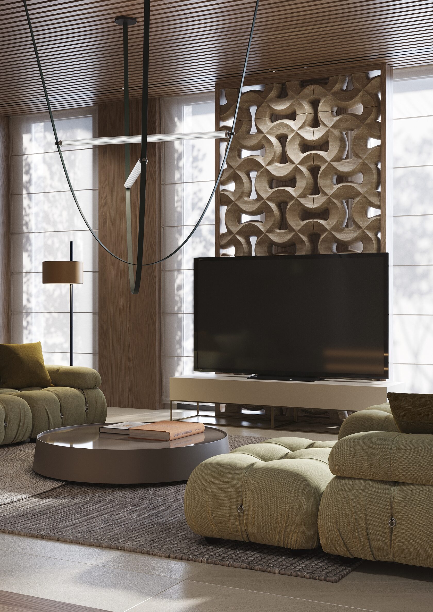 Mountain House interior design project by Ksenia Shtefan