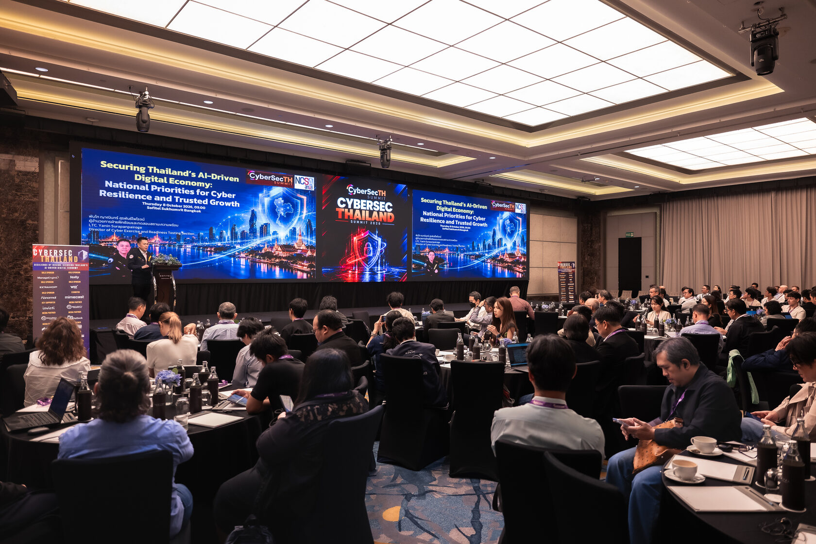 Conference presentation and audience