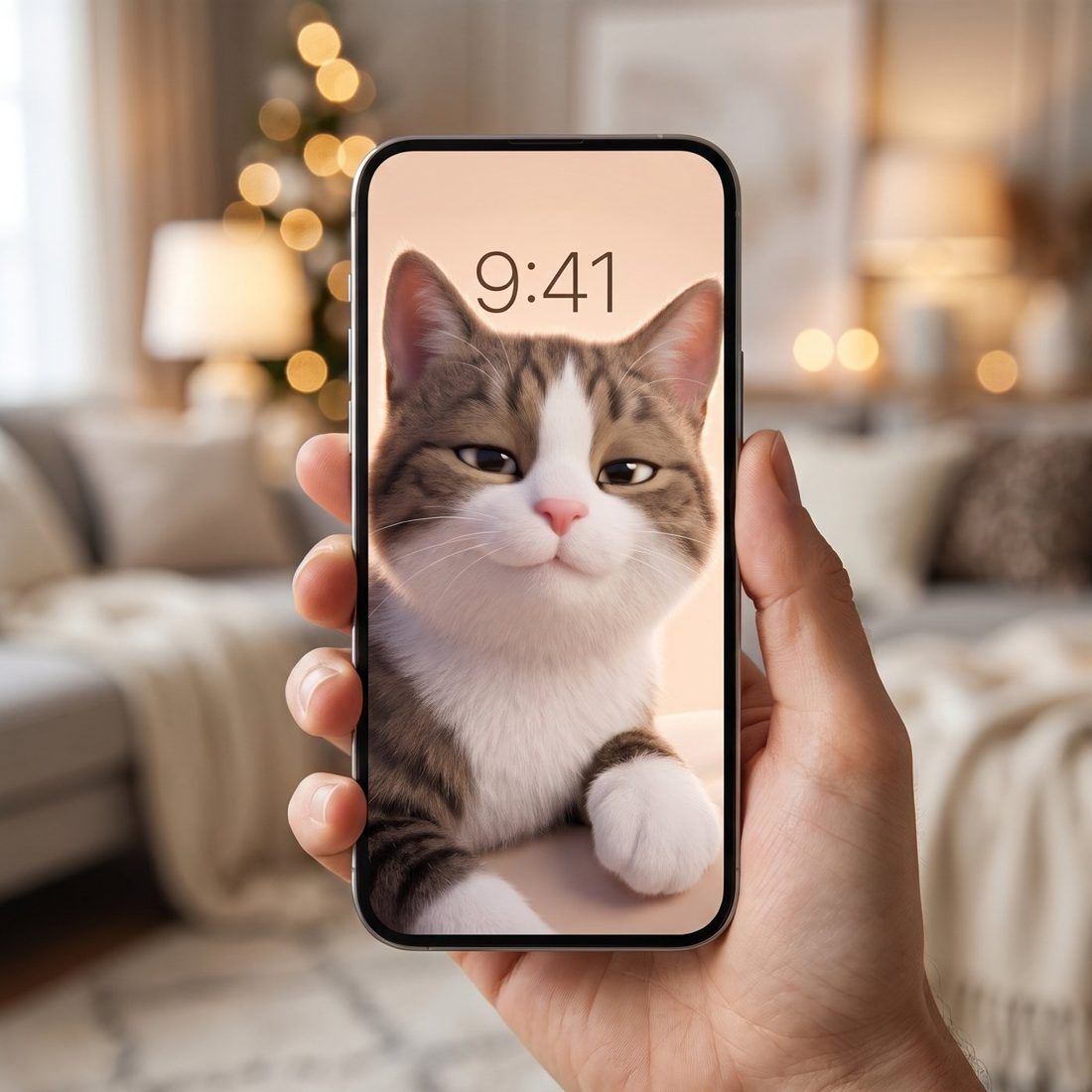 Portrait as a phone wallpaper