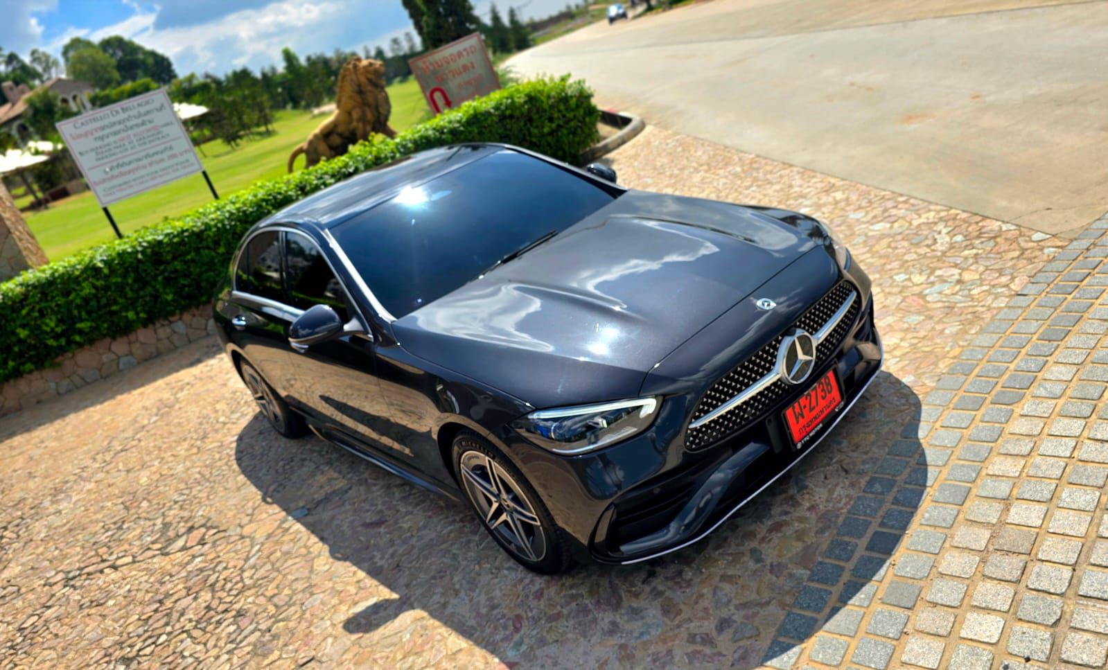 Mercedes-Benz C350e plug-in hybrid sedan rental in Pattaya