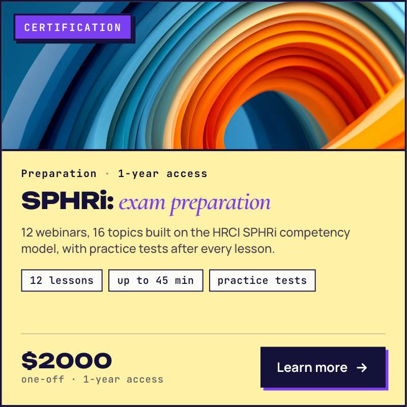 SPHRi Certification