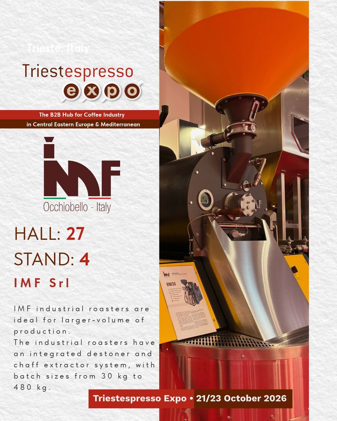 IMF Srl - Stand Triestespresso Expo