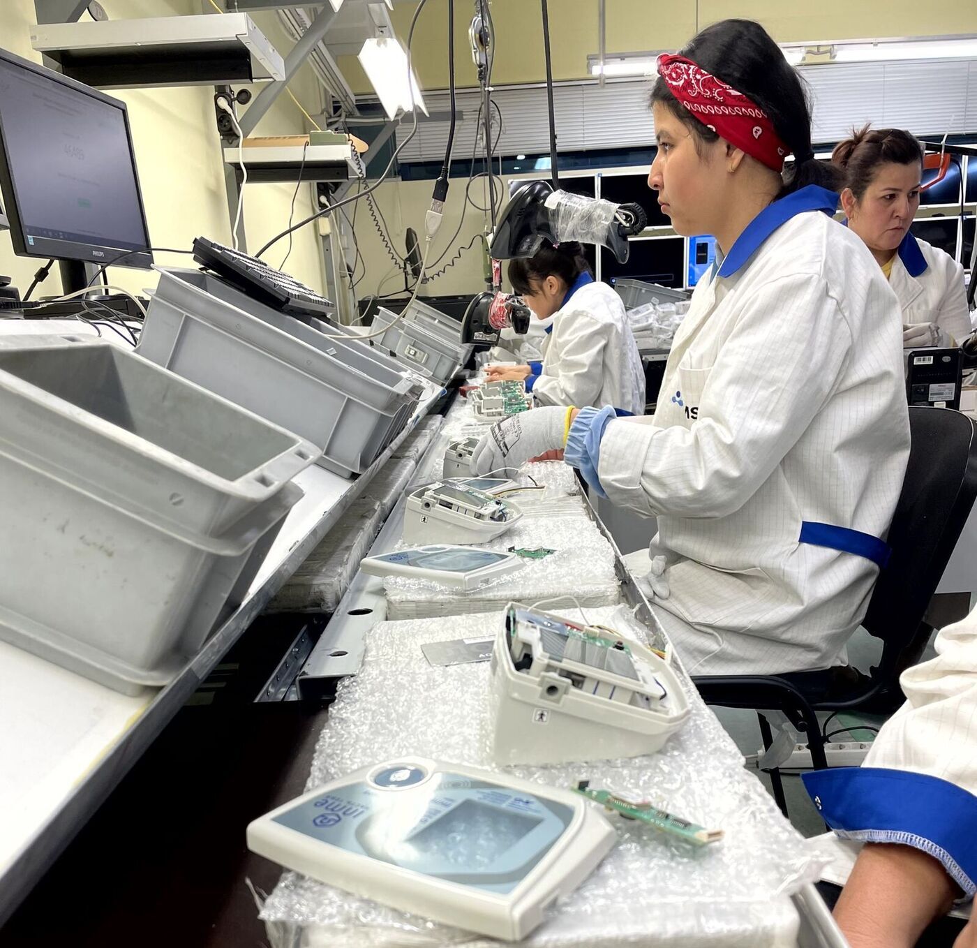 CMS Pro assembly line