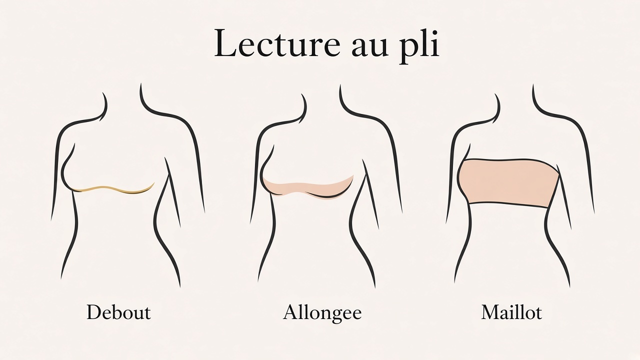 Lecture au pli : debout, allongée, maillot