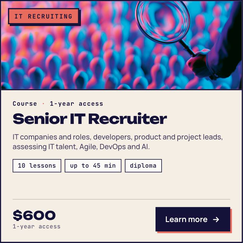 Senior IT Recruiter
