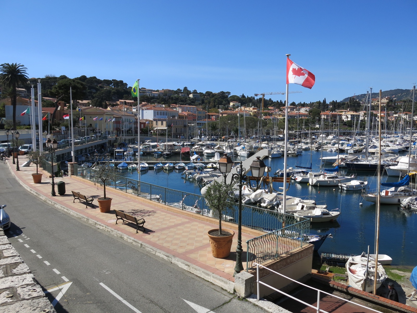 Saint-Jean-Cap-Ferrat harbour and its boats