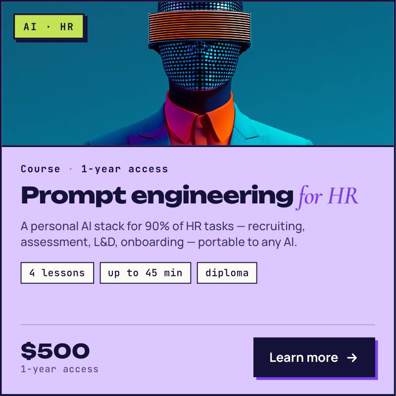 Prompt Engineering for HR