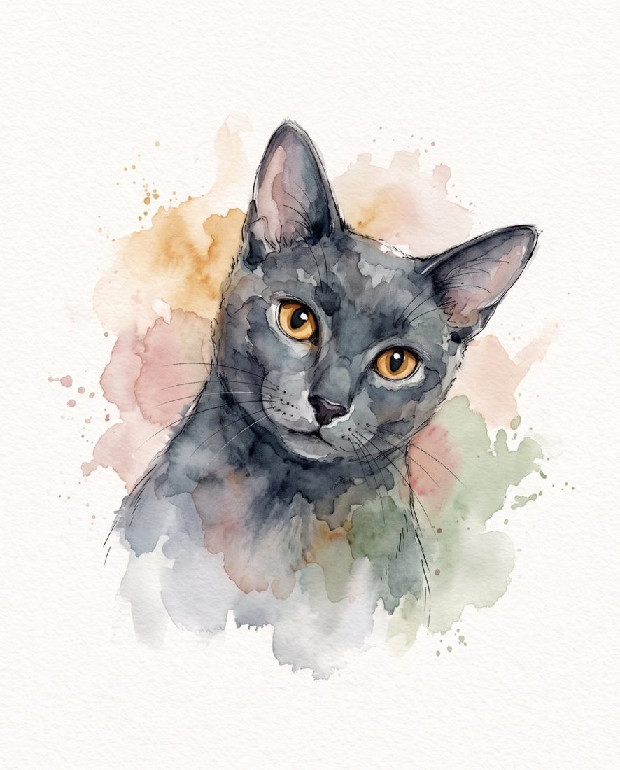Watercolor portrait