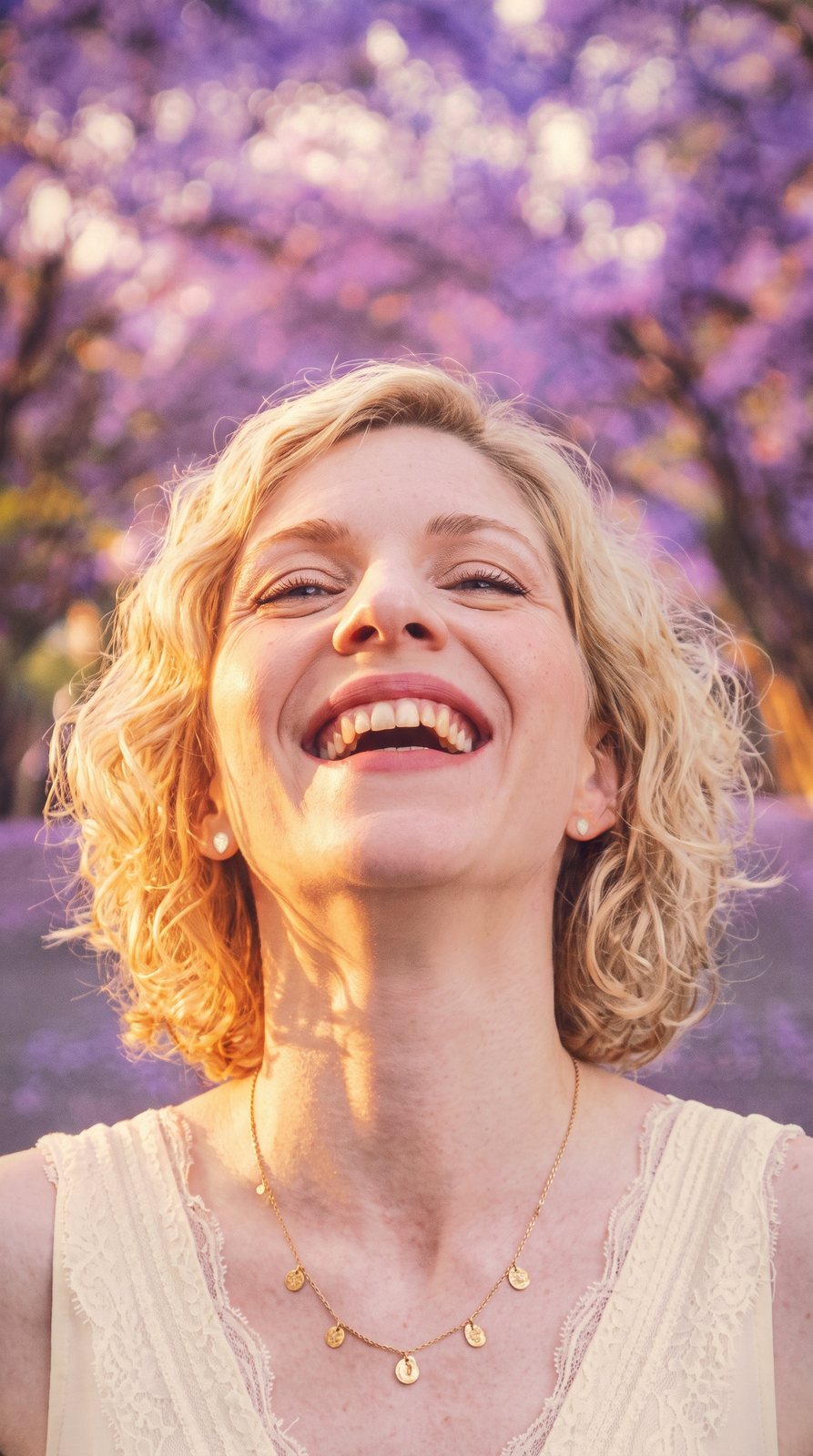 Larisa laughing