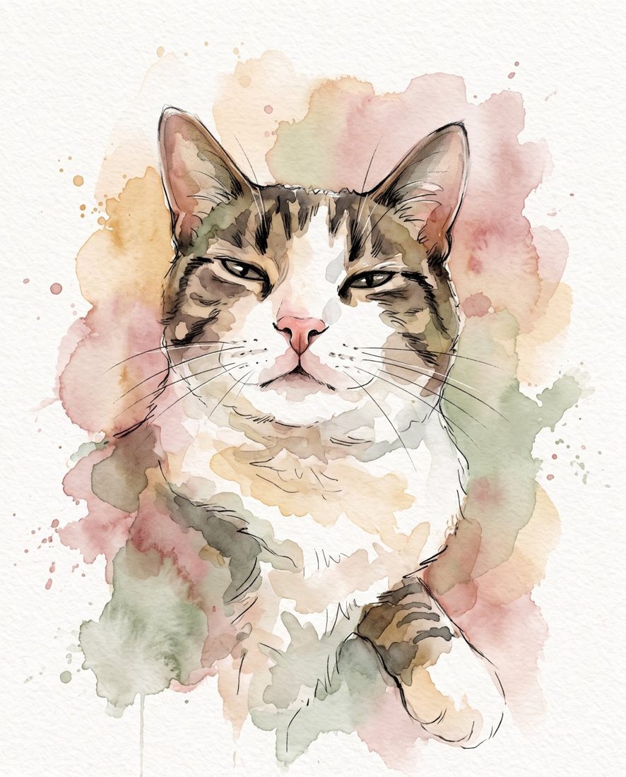 Watercolor portrait