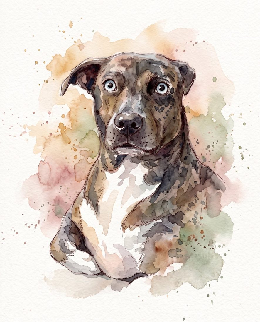 Watercolor portrait
