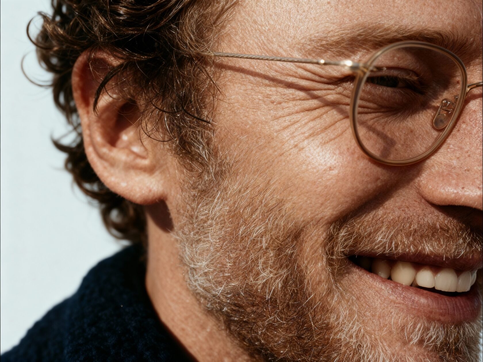 AI portrait development and eyewear detail study