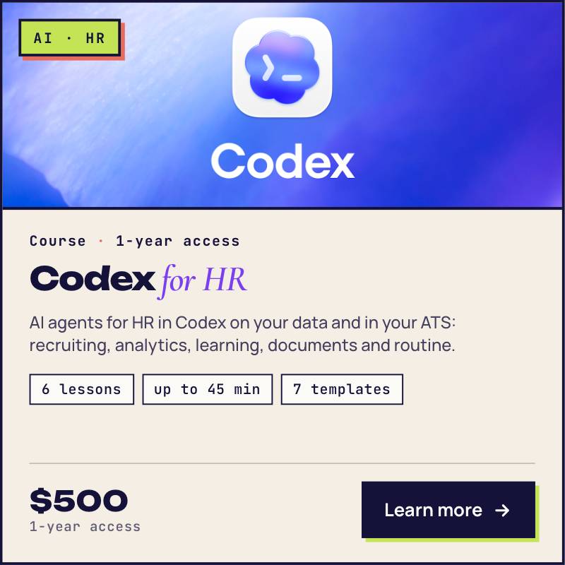 Codex for HR