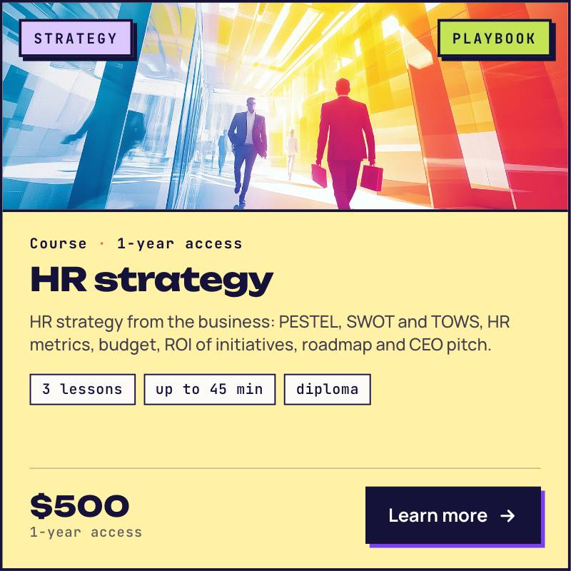 HR Strategy Playbook