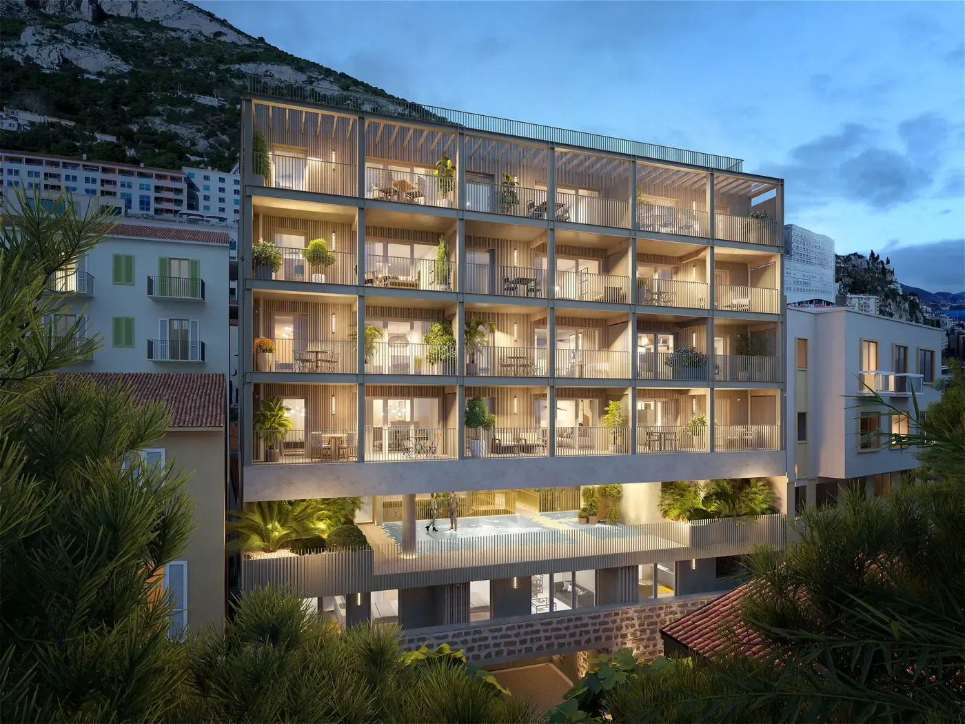 Contemporary architecture in Cap-d’Ail