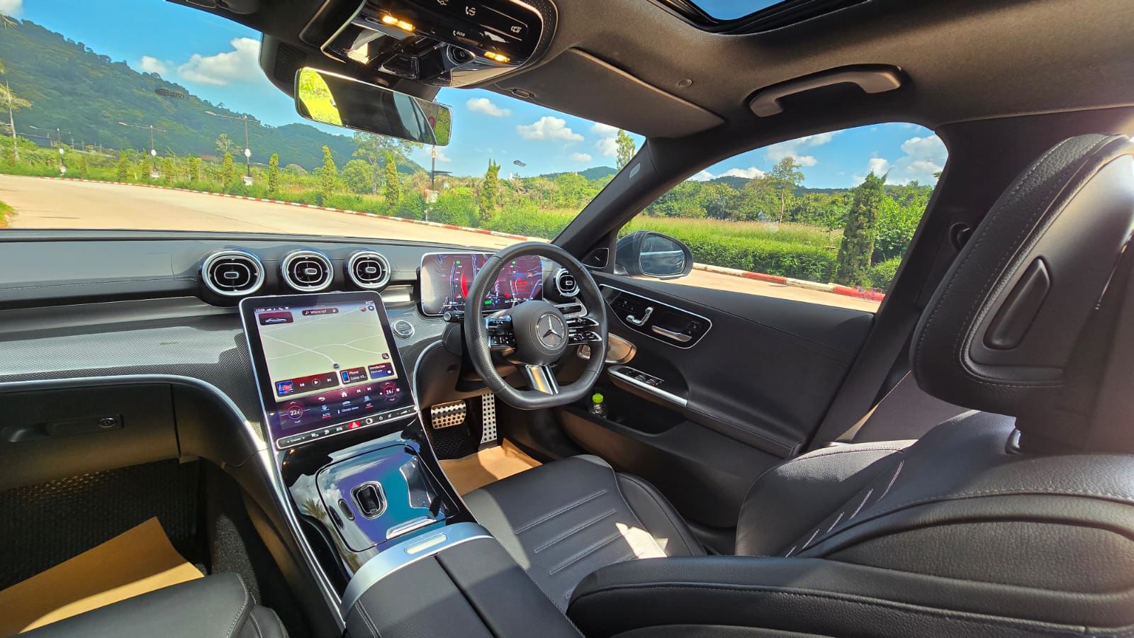 Rent a Mercedes-Benz C350e in Pattaya – premium sedan with hybrid technology