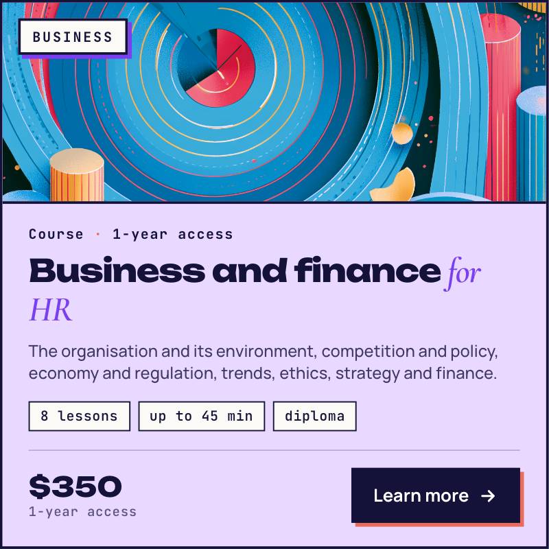 Business and Finances for HR