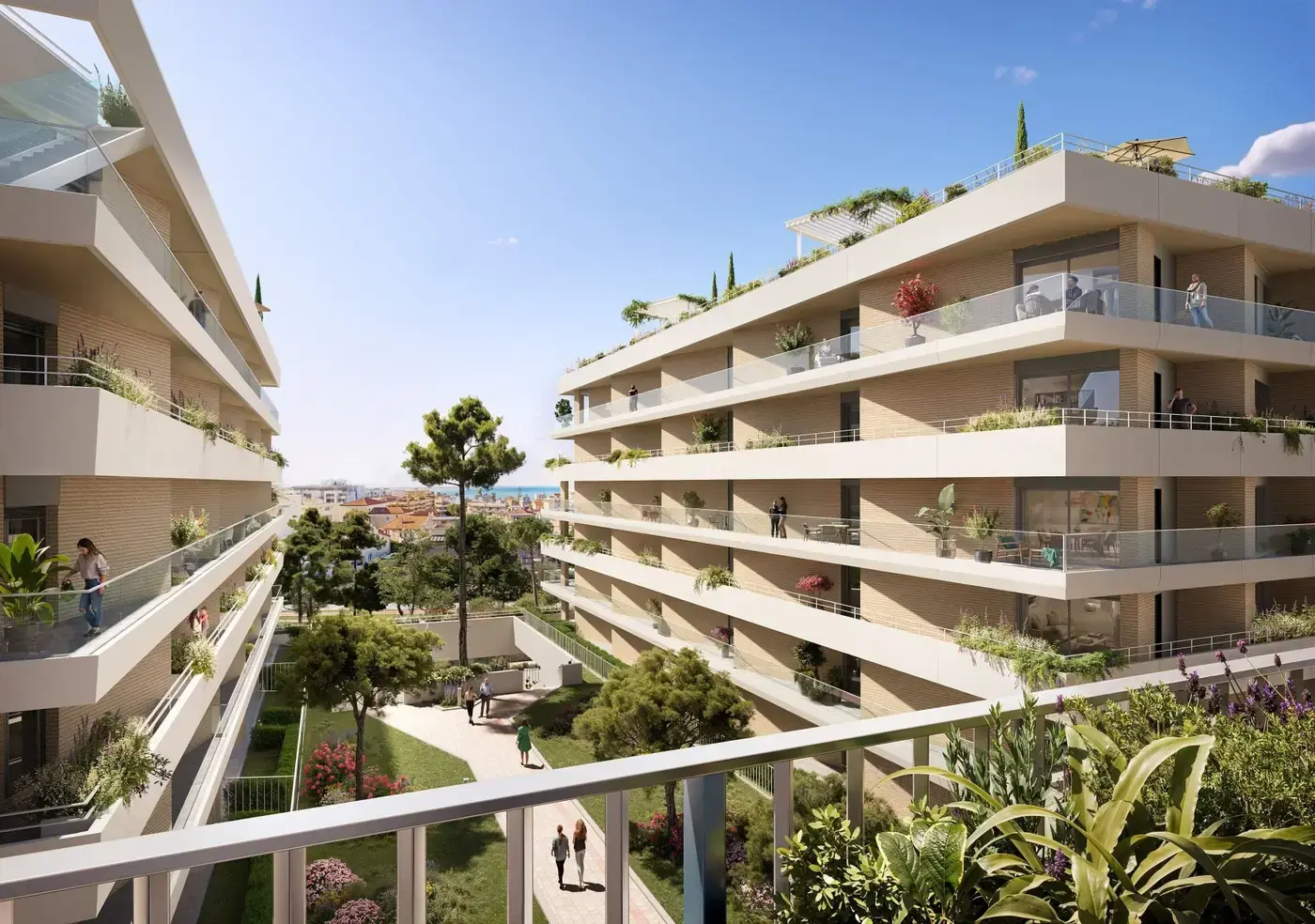 Contemporary architecture in Roquebrune-Cap-Martin