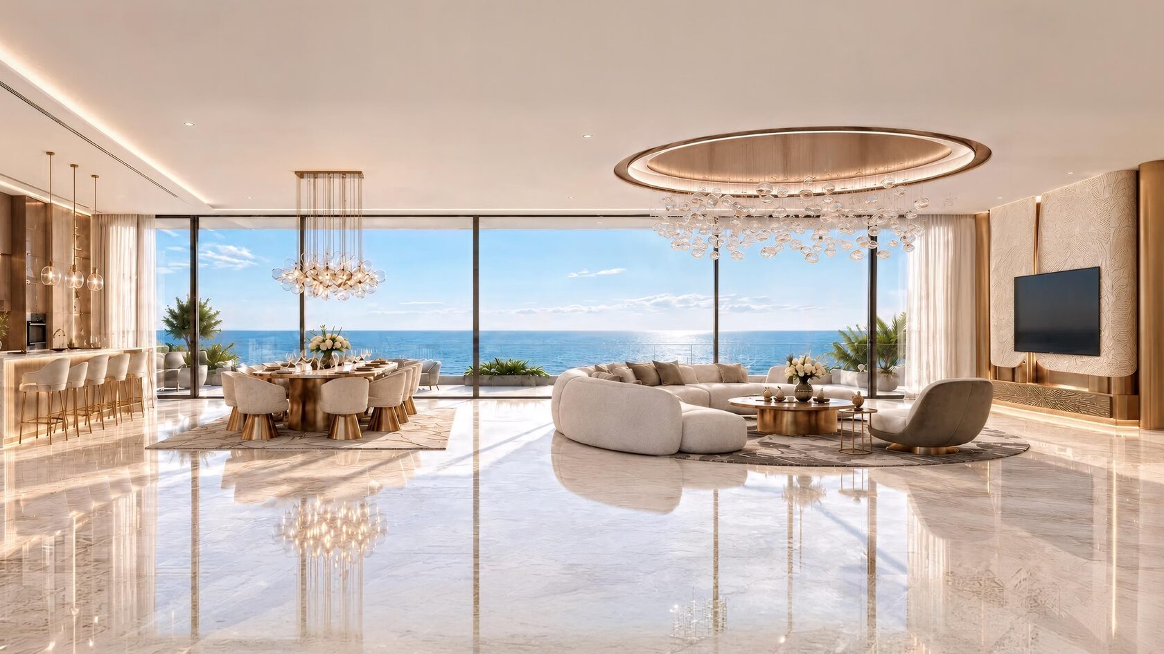Waterfront balcony artist’s impression