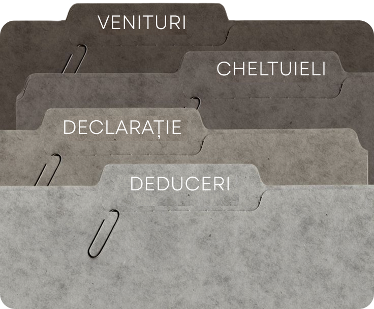 Mape: Venituri, Cheltuieli, Declarație, Deduceri