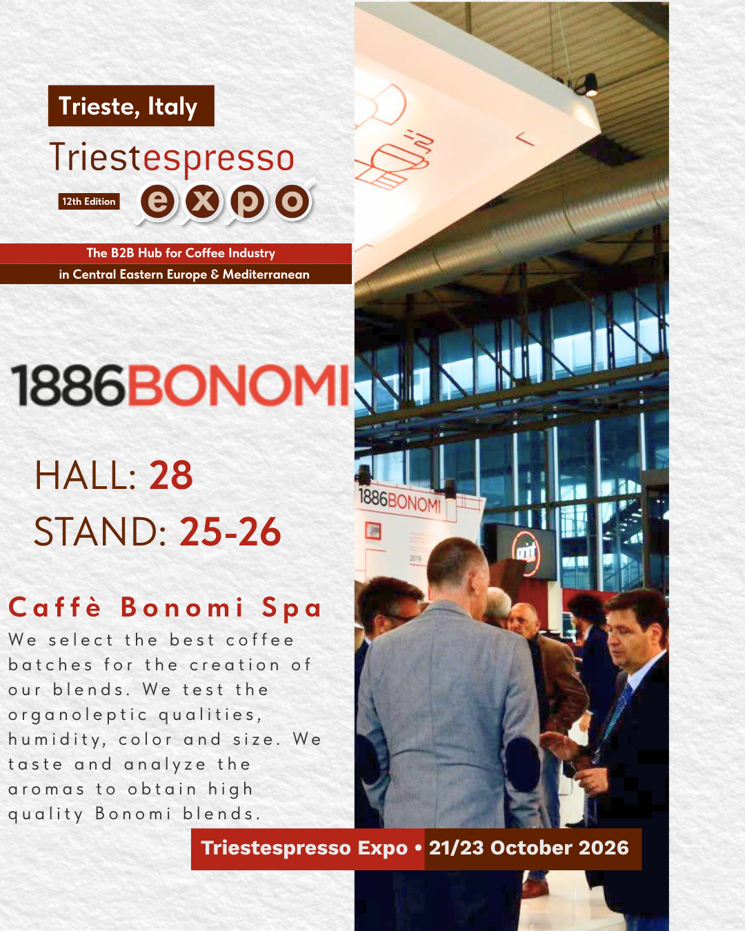 Caffè Bonomi Spa - Stand Triestespresso Expo