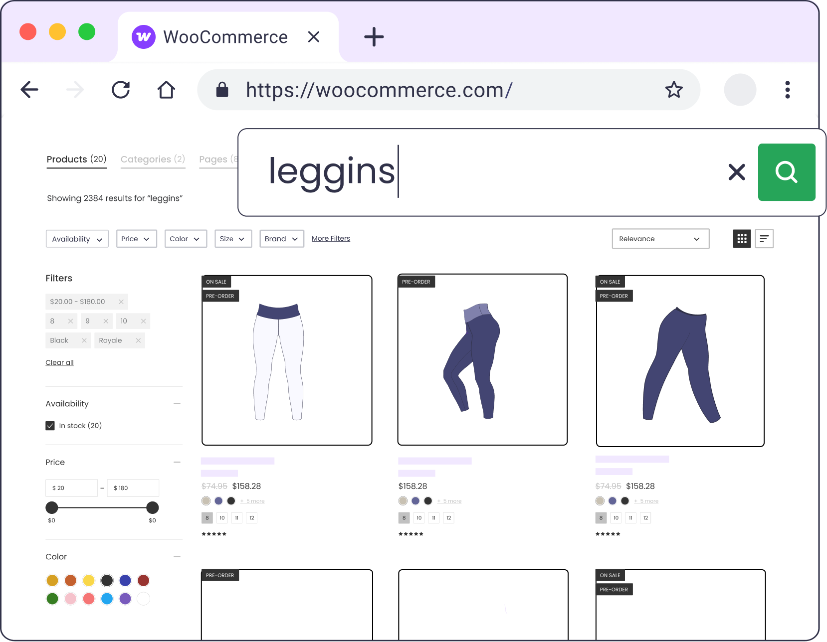 smart search &amp; filter app for WooCommerce