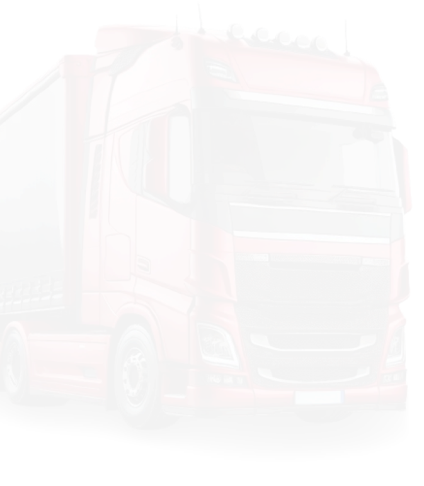 Modern red semi-truck with a covered trailer, suitable for cargo delivery services and long-haul transportation in Europe