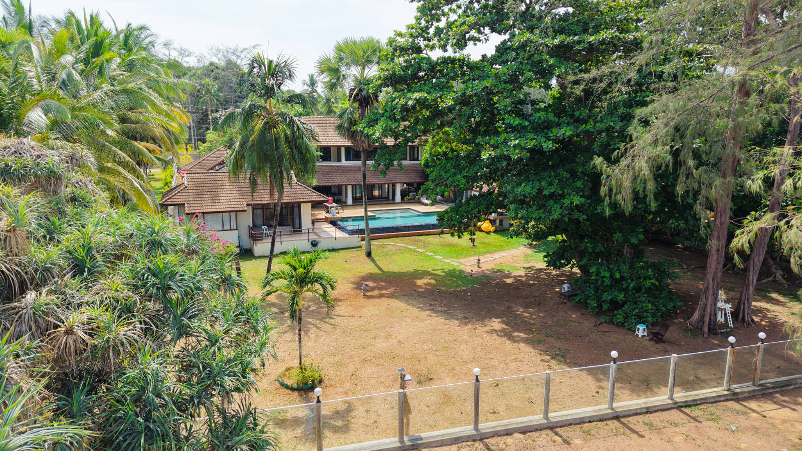 Exterior view of the villa structure, Natai Beach