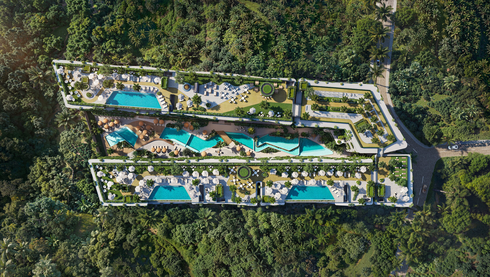 Sun Hills Layan Phuket — вид сверху