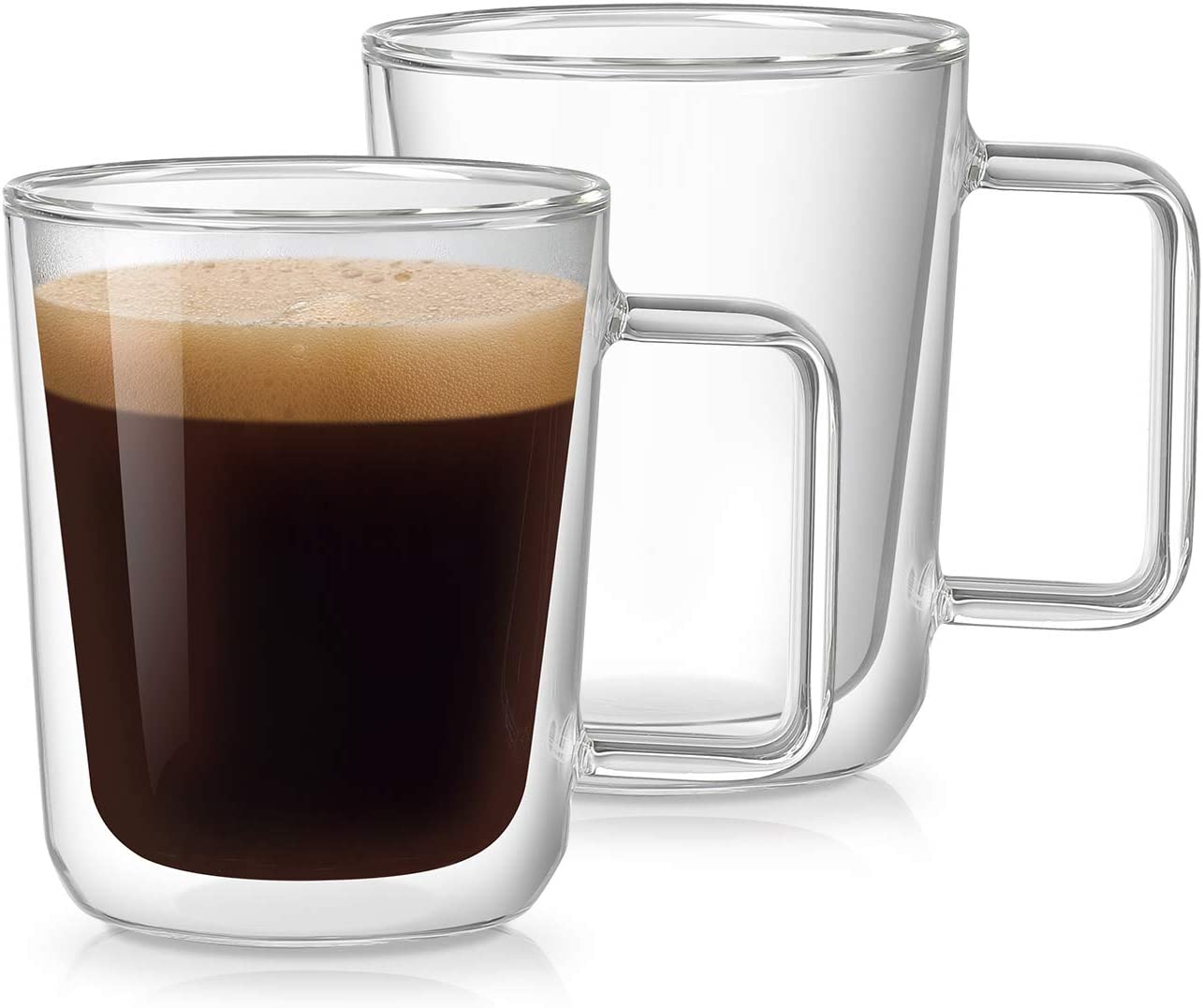 23 Double Walled Glass Mugs For Coffee Drinks