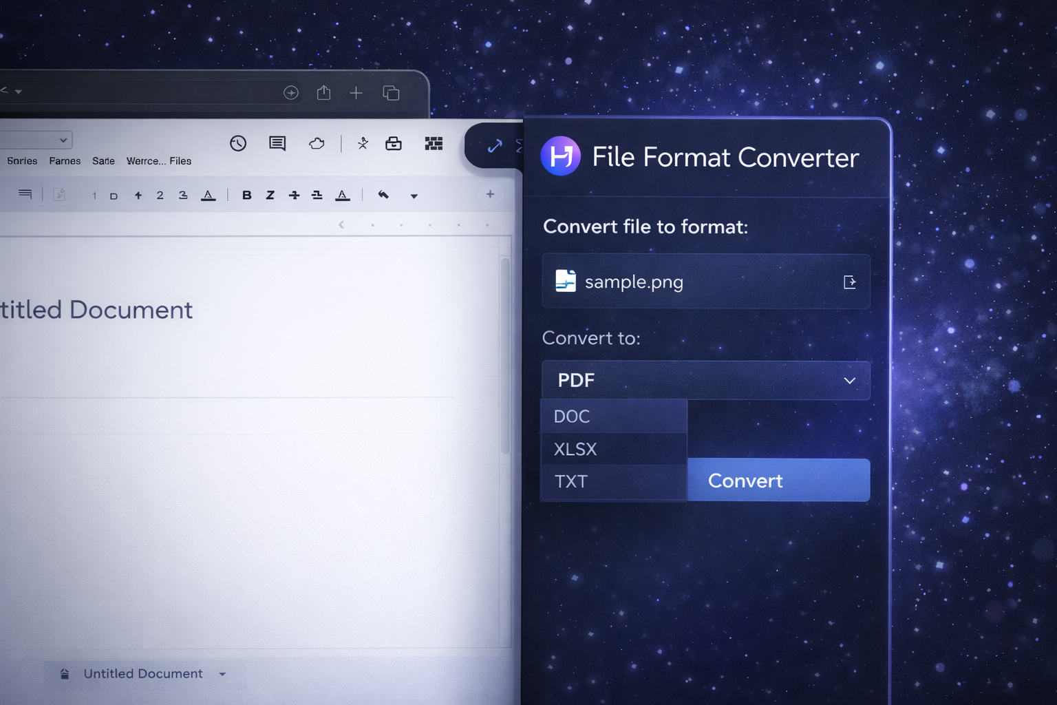 File Format Converter screenshot