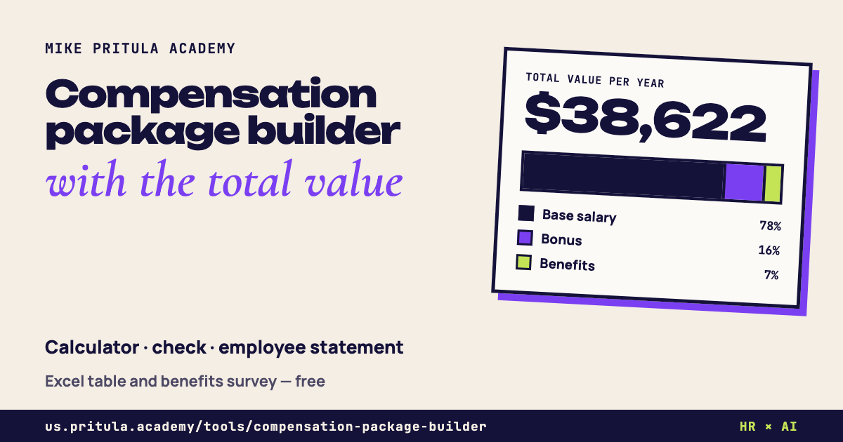 Compensation package builder