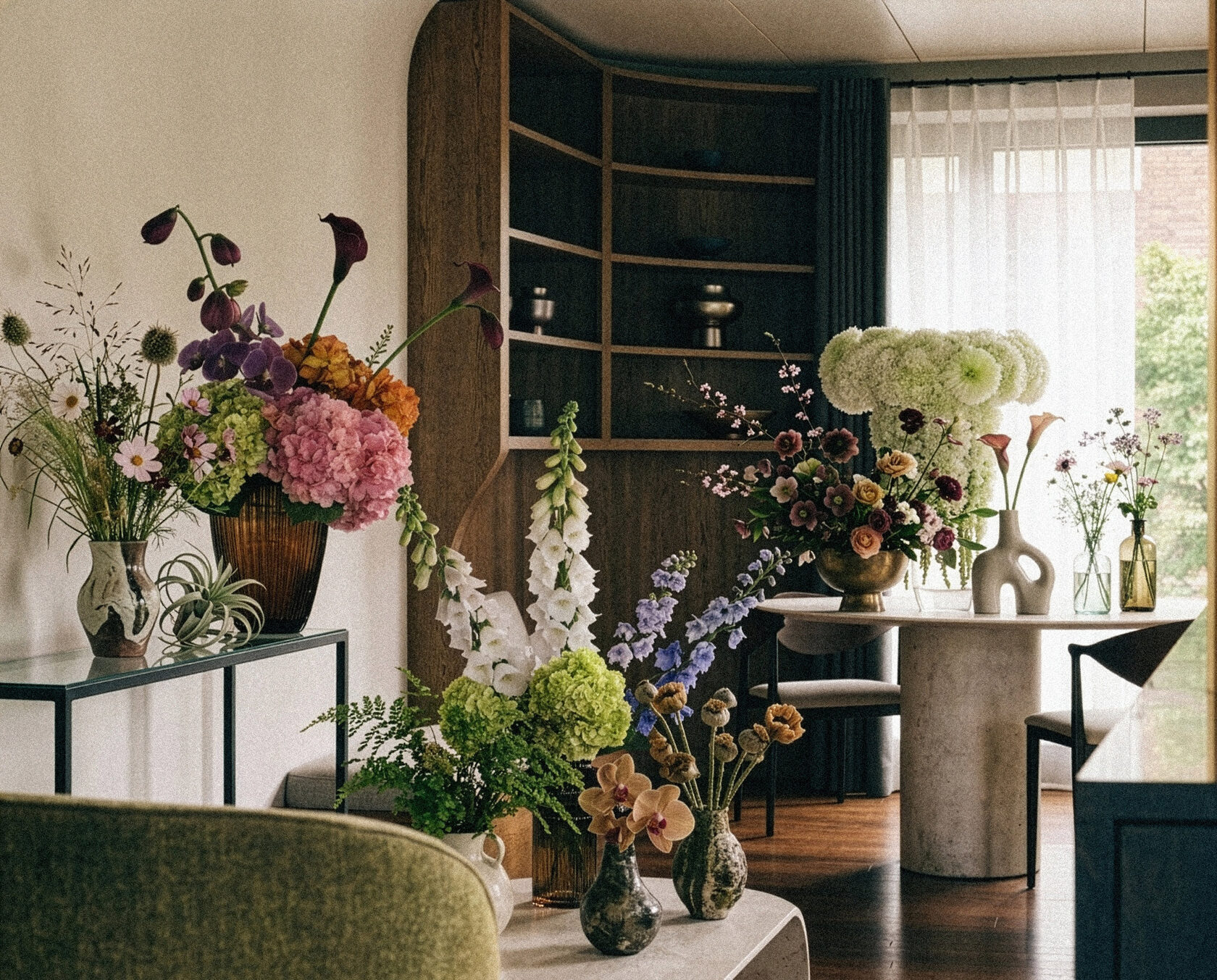 Blumen und Atmosphäre