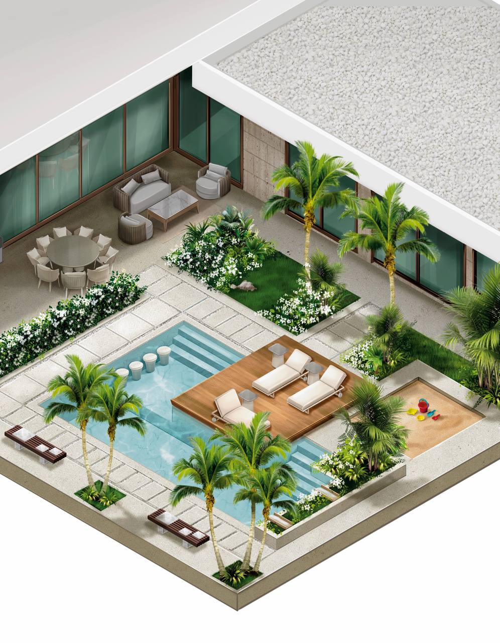 Commercial interior or exterior renderings