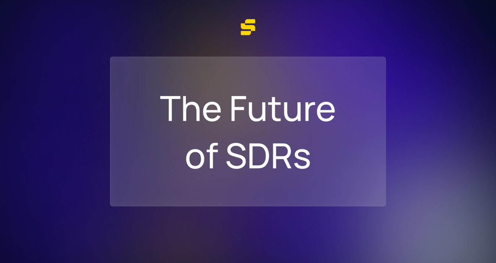 The Future of the SDR Is Outsourced