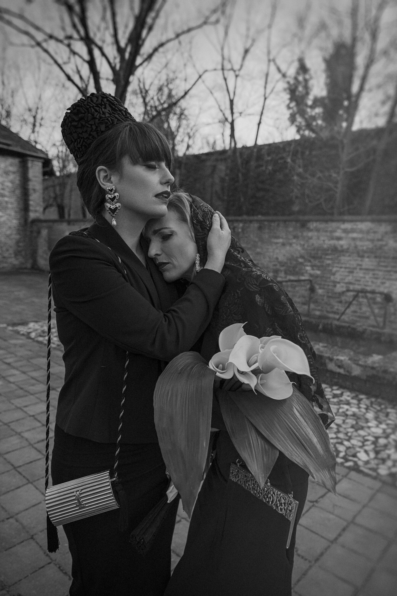 Scene from The Funeral by Evgenia Huber