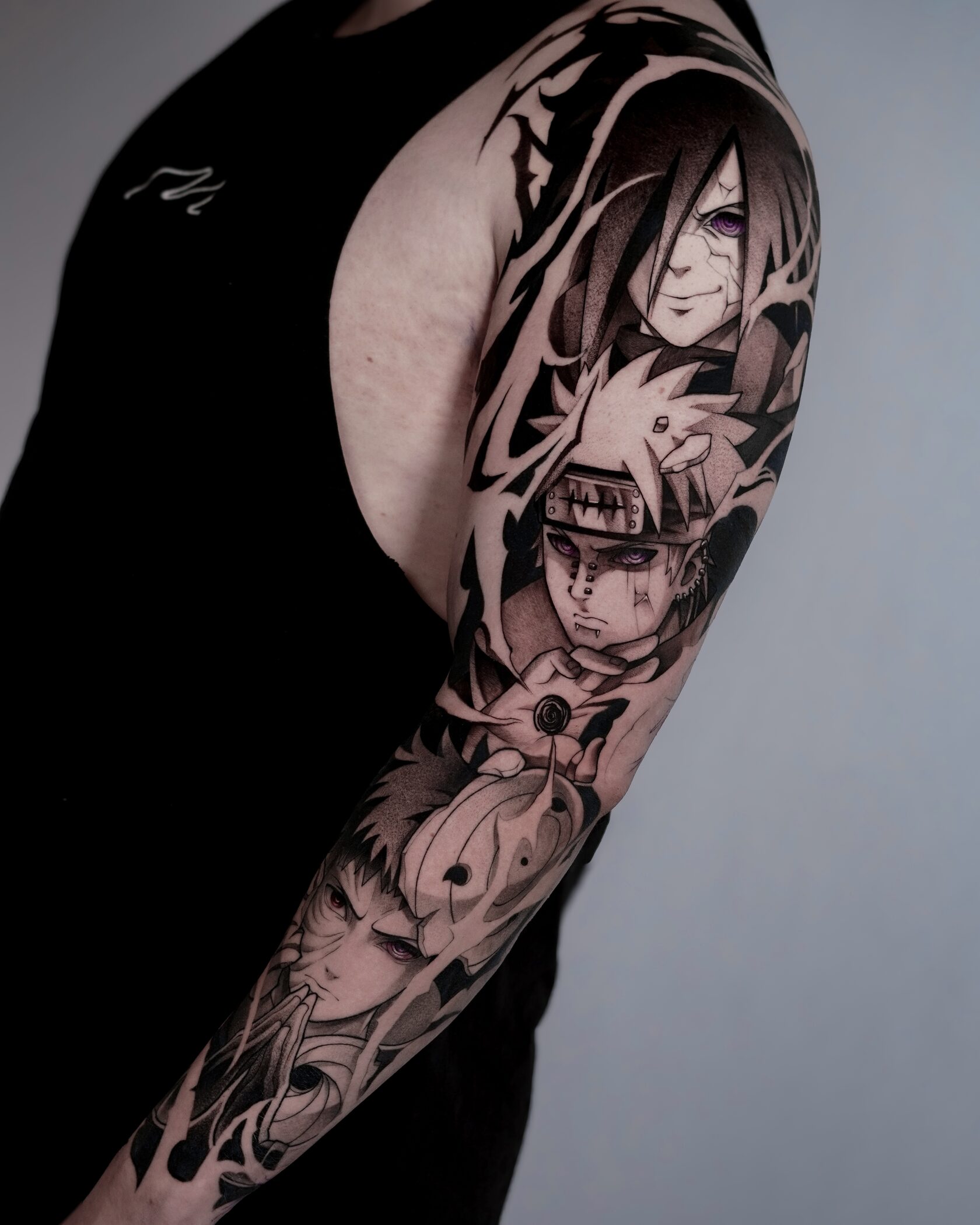 Anime Tattoo von Aline – Arbeit 4