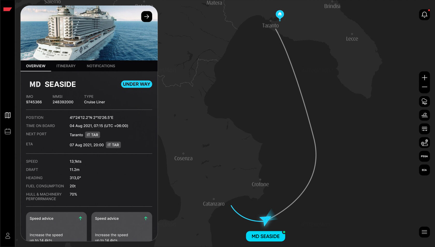 ETA - Estimated Time of Arrival