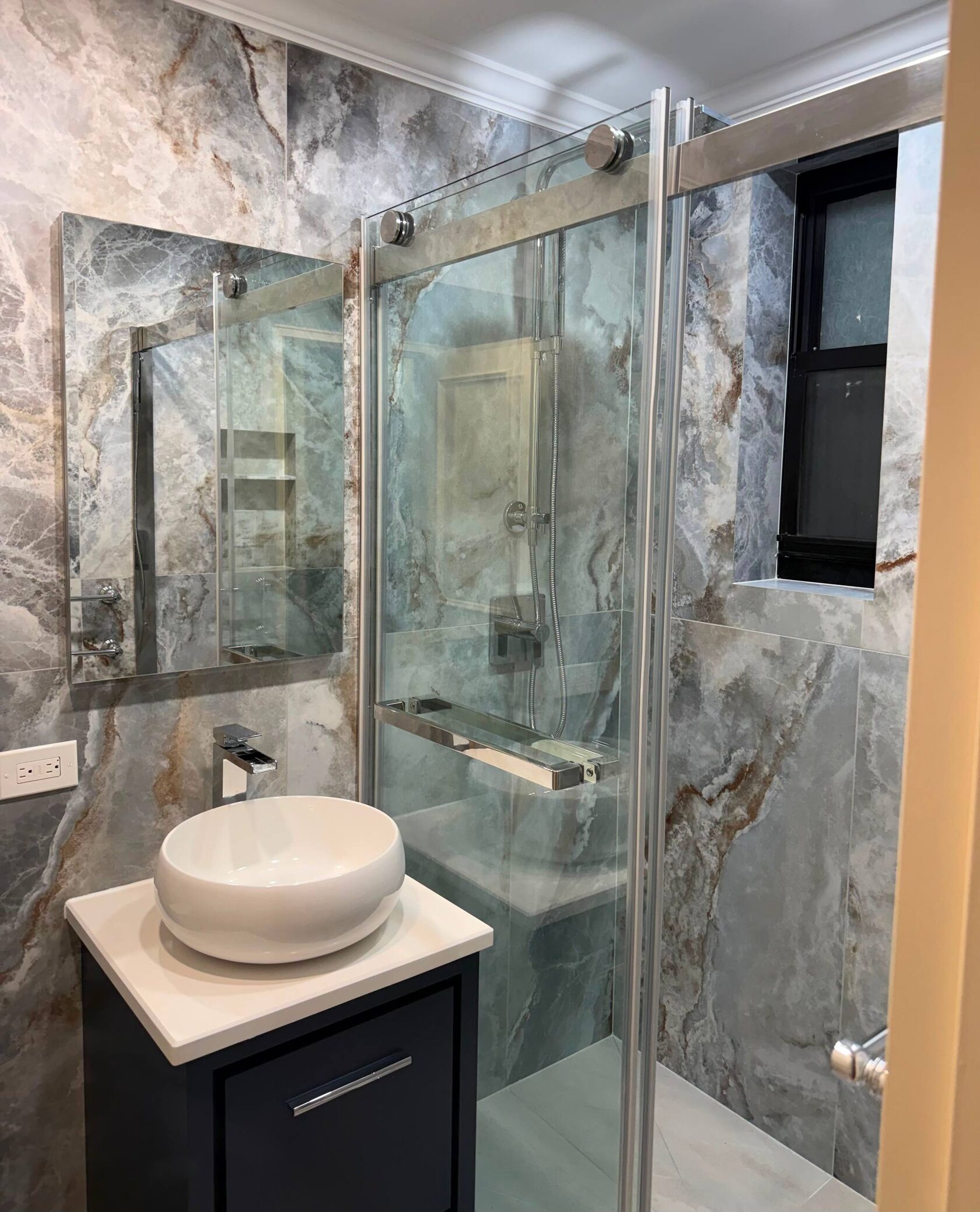 Bathroom remodeling project