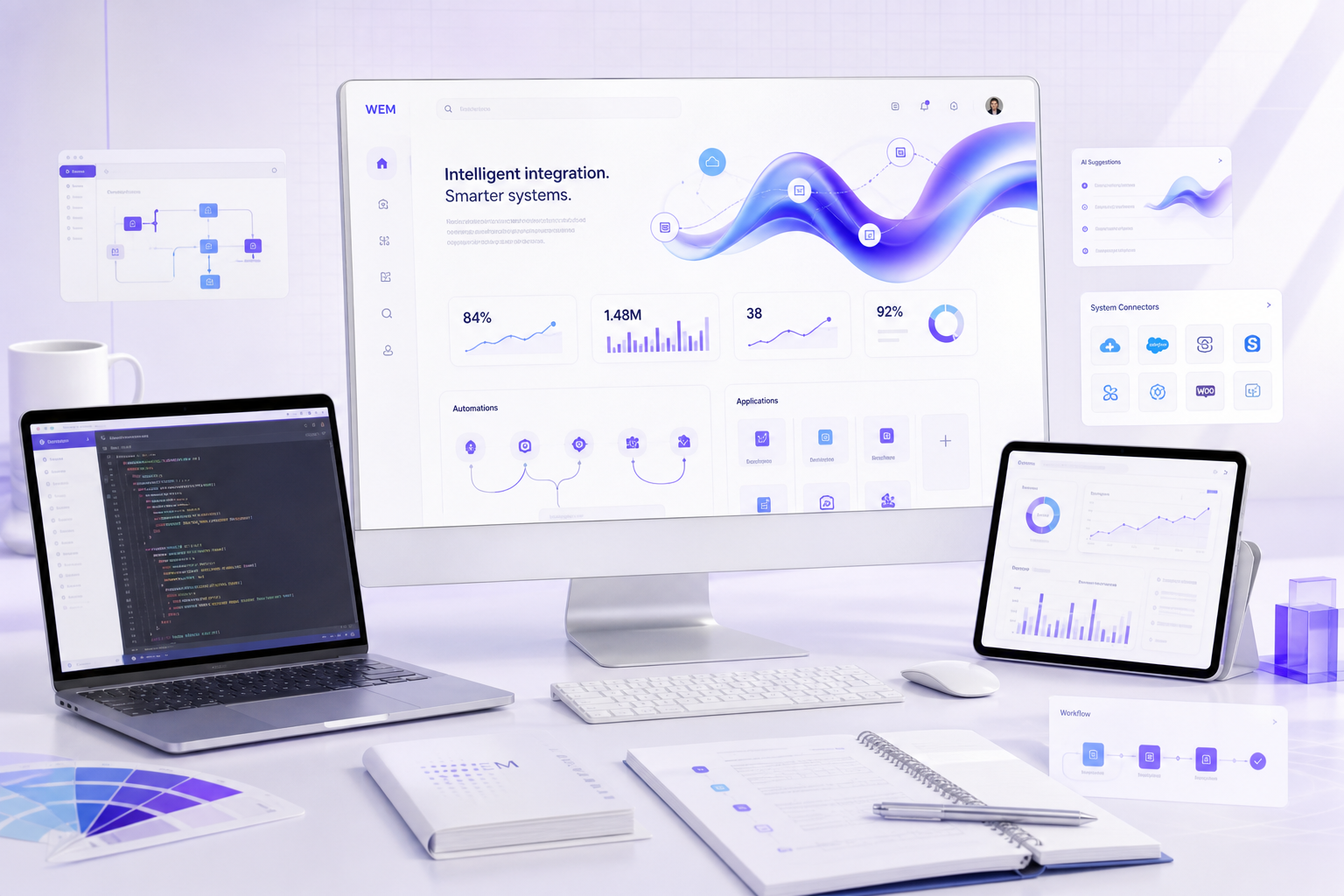 WEM Digital Platform AI integration website project