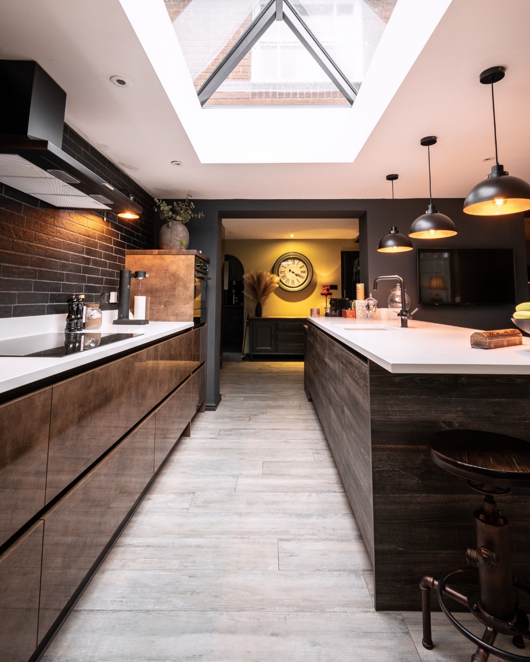Finished bespoke fitted kitchen by ABJ in Peterborough