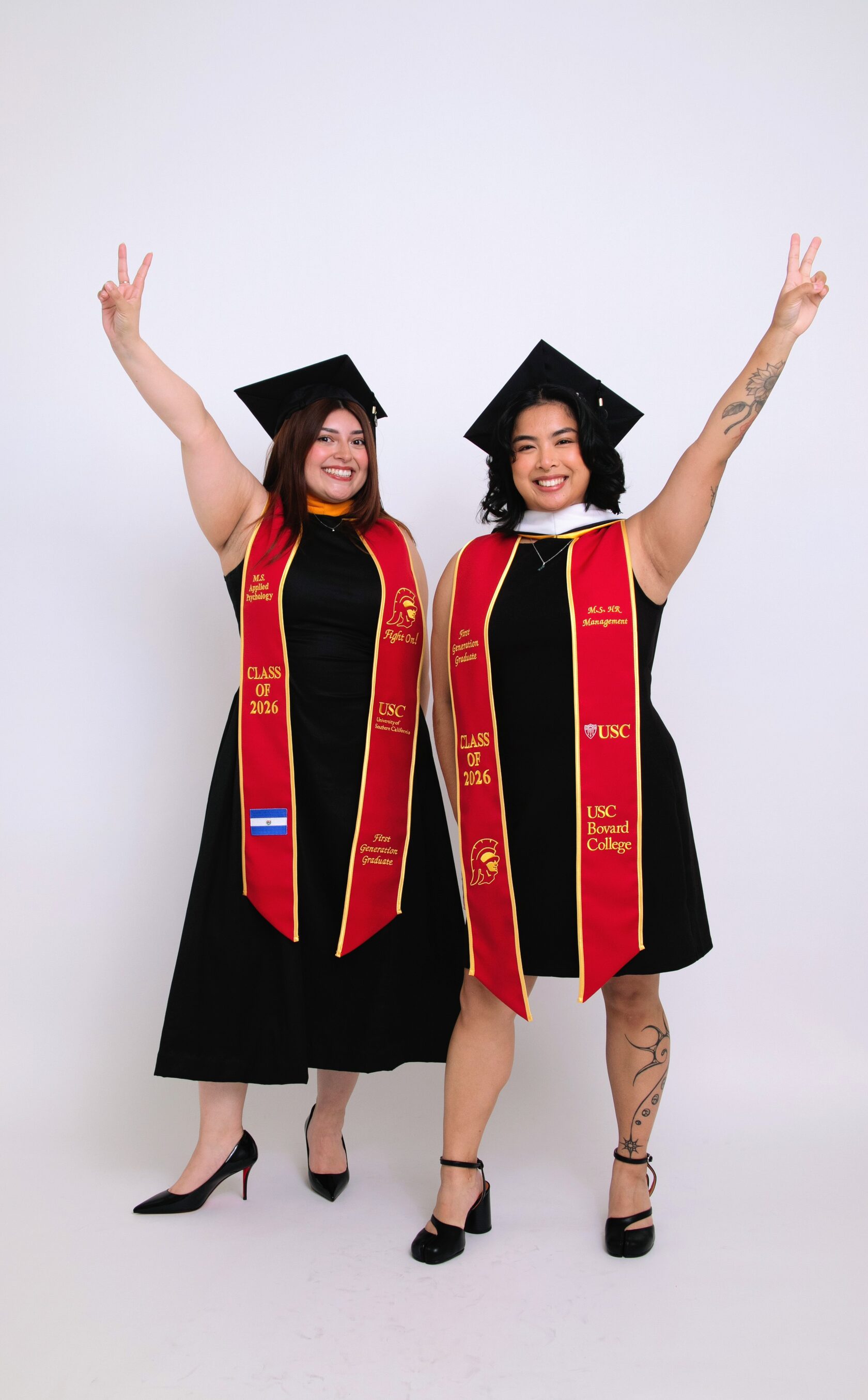 Graduation portrait idea in a private self-portrait studio