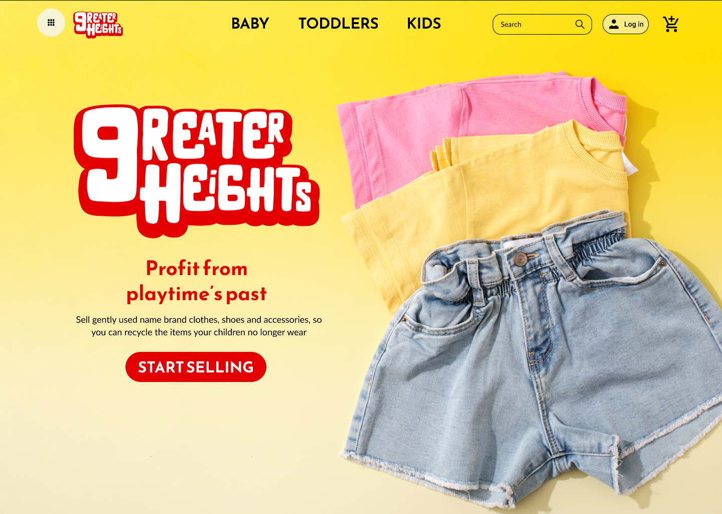 Greater Heights landing page