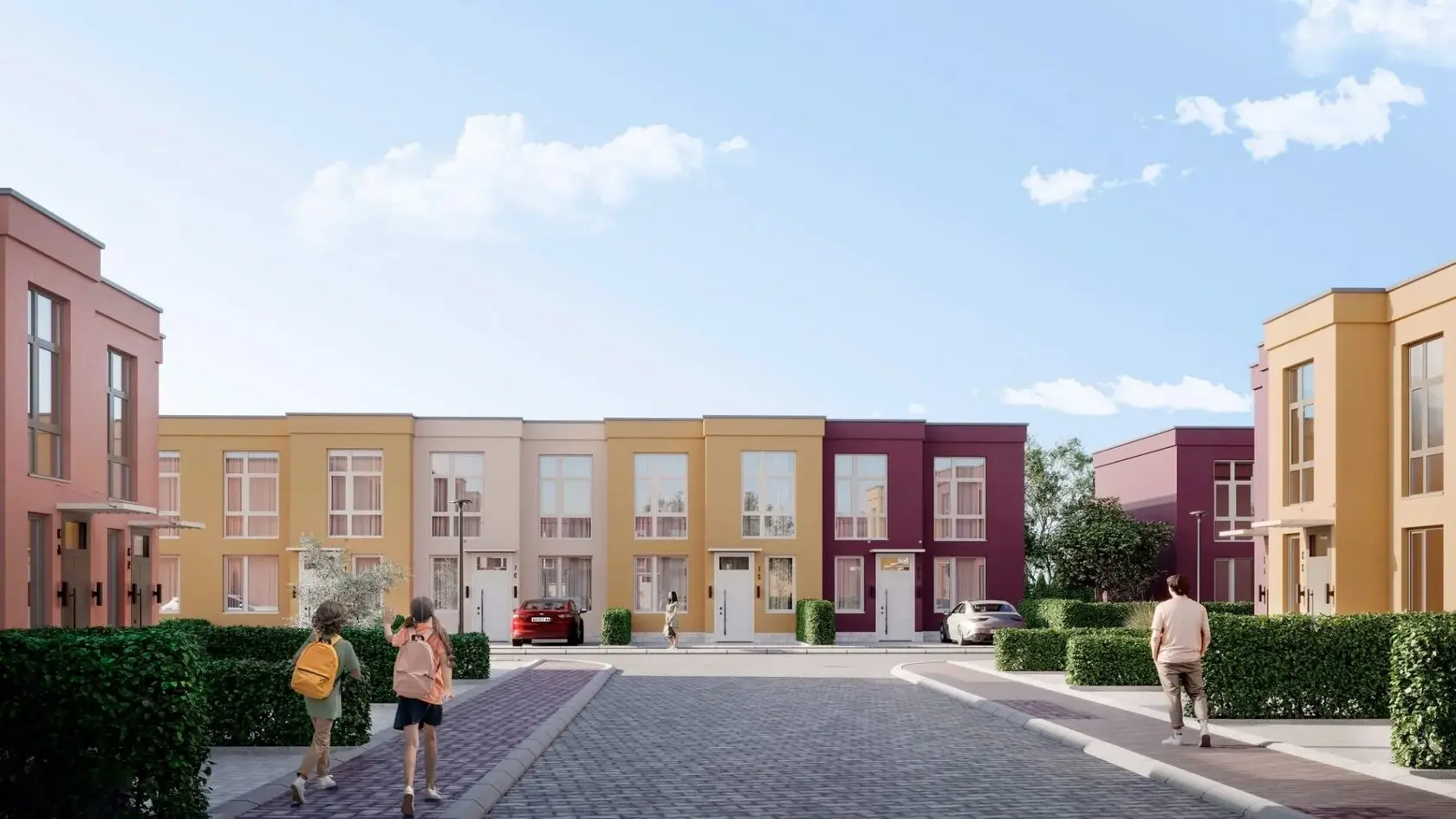 Cuvee Village — внутренняя территория жилого парка