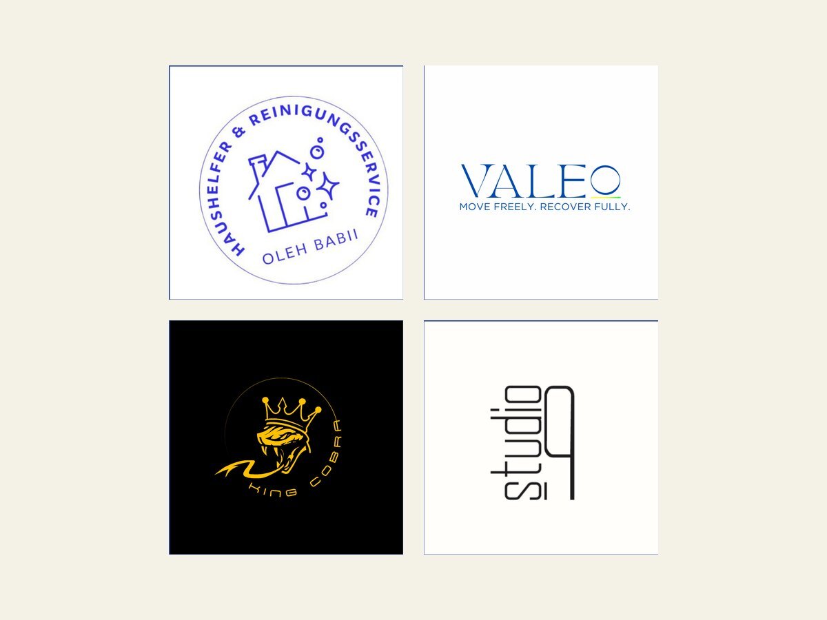 Logos Haushelfer, VALEO, King Cobra, studio9